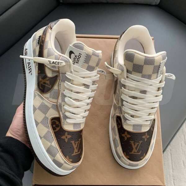 Nike Air Force 1 Louis Vuitton Honey Beige